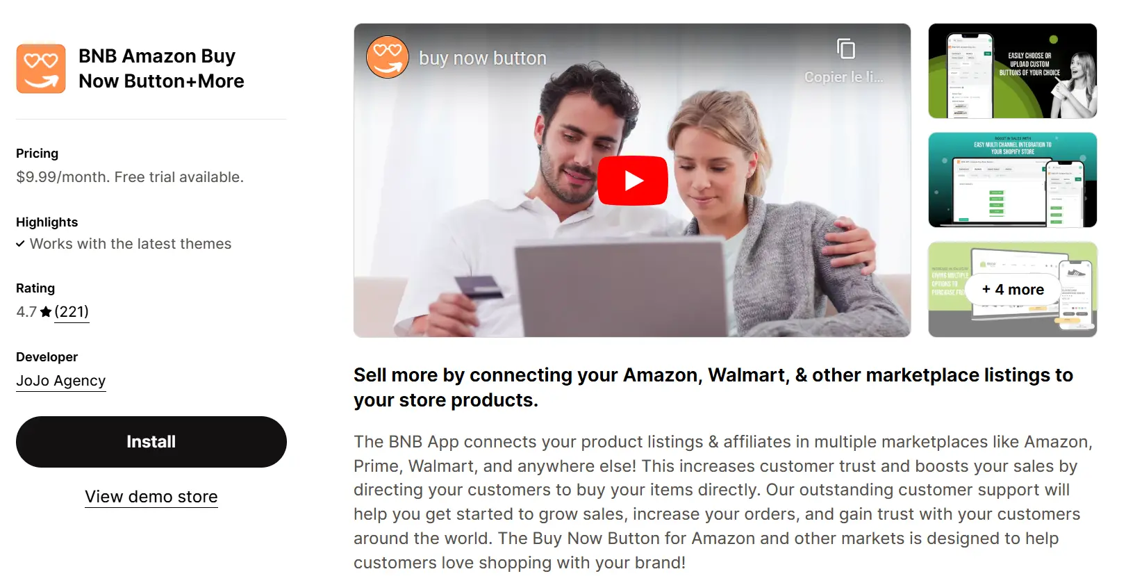 6. BNB Amazon Buy Now Button+More